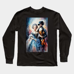 Queen Marie-Antoinette and Joseph Bologne Chevalier de Saint-Georges fictitious Long Sleeve T-Shirt